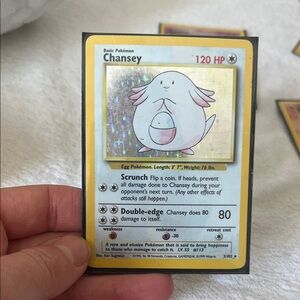 Pokemon Chansey Trading Card